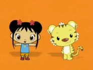 Kai-Lan and Rintoo in a bumper for when the Nickelodeon Play Date signs off