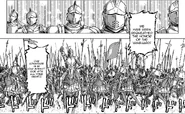 Lourian cavalries attacked.