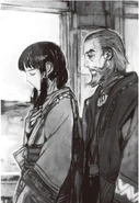 King Taara XIV sadly informs his daughter, Princess Lumiess about Parpaldia Empire's invasion before prompting her escape.