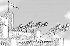 Mages throw fireballs