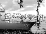Wyverns were fallen down by JMSDF Kongo-class destroyer