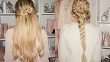 My 3 favorite girly hairstyles (tutorial) + i went back to blonde hair