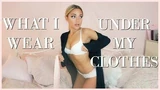 What I wear under my clothes lingerie & sleepwear haul