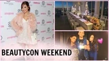 BEAUTYCON WEEKEND VLOG too faced dinner, frankie grande, the white house