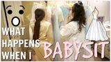 VLOG what happens when i babysit! fancy vlogs