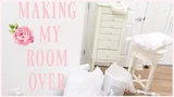VLOG MAKING MY ROOM OVER fancy vlogs