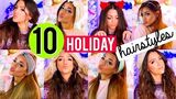 10 QUICK and EASY Hairstyles for the Holidays! Niki and Gabi