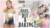 VLOG new spring clothes, diy decor, & baking! fancy vlogs
