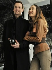 Michael and Nikita pose as newlyweds.