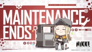 Maintainance Ends
