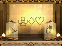 Turn them on to reveal a secret code.