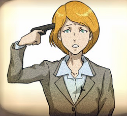 A news reporter kills herself.