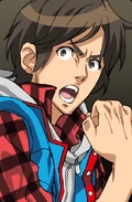 Junpei angry.