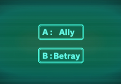 Will you choose Ally or Betray?