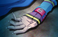 Akane's hand after her death (sub end).