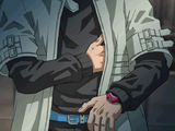 Hongou realizing that he had been tricked by Junpei (safe end).