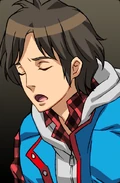 Junpei exhausted.