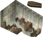 Concept art for the Cargo Room.