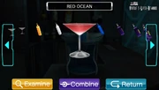 The "Red Ocean" cocktail.