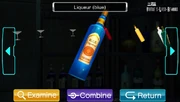 Blue liquor.