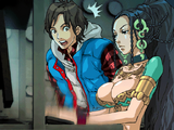 Hazuki types at a blinding pace and Junpei is impressed.