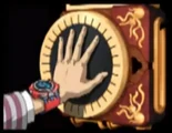 Kubota's hand on the RED, as seen in the trailer.
