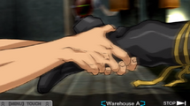 Sigma grabs Dio's leg as he escapes through the Number Nine Door.