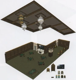 Artwork of the casino.
