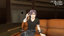 "Yeah, I am! Drunk on life!"