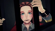 Diana trapped in a prison cell.