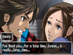 Junpei holding Akane as she dies.