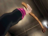 CloverAxe.gif (200 KB) Clover swings her axe into Junpei's flesh.