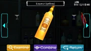 Yellow liquor.