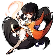 Rin-skin.png (286 KB) Default skin A young girl of the Jade Foxes. For some unknown reason, she took and passed the Ninja Exam.