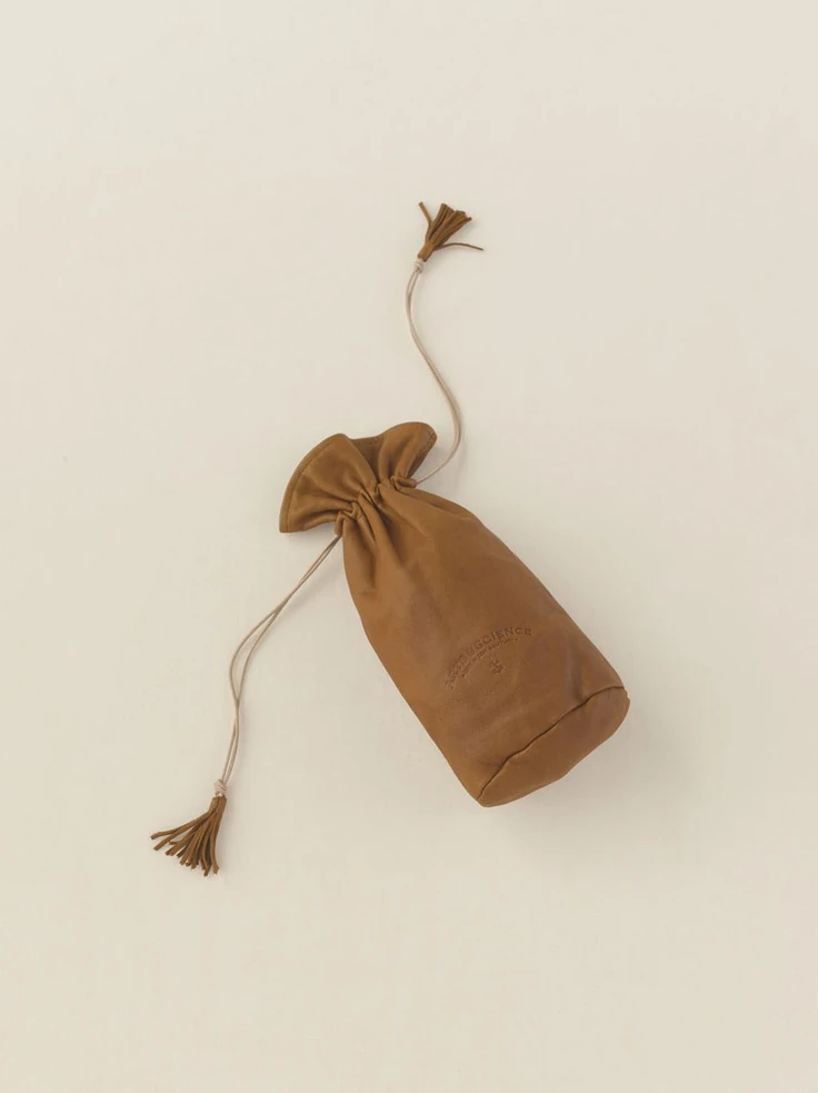 ayako bag leather KINCHAKU/PURE WHITE ayakoバック Leather KINCHAKU