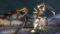 Ryu with the  fighting a Vigoorian Berserker.