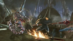 Two Gajas Fighting Ryu