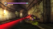 NG1-S: Arioch (shadow fiend) screenshot of its laser attack