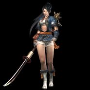 NG2-Sigma: Momiji render of Indigo Happi costume