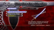 NG1 Demo TDS1.png (2.75 MB) Ninja Gaiden Famitsu Xbox demo: True Dragon Sword menu