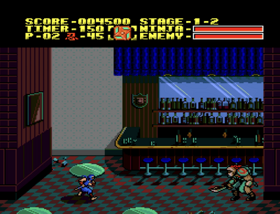 Jay's Bar in the PC Engine port