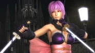 Ayane wielding the Fuma Kodachi