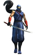 NG2-Sigma: Ryu render of Traditional Dark Blue / Legendary Ninja outfit