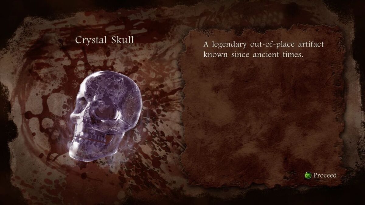 What are the crystal skulls?