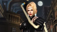 NG1-Sigma: Rachel promotional image, with whip weapon not included in final game