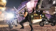 NG1: Ryu fighting SAT motorcyclists
