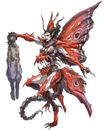 NG2: Elizabet in fiend form, concept art of unused design