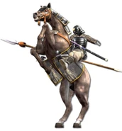 NG1: Samurai Horseman with spear