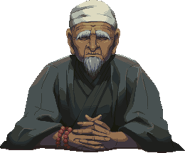 Muramasa in his shop in Ragebound