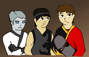 From left: Alan, Dexter, Nick